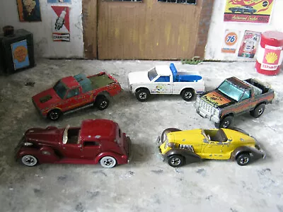 Buy Collection Of 5 Vintage Hot Wheels Black Wall Cars Playworn Condition. • 5.99£