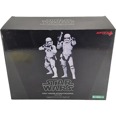 Buy Star Wars Scale First Order Stormtrooper Artfx+ 2 Statues 1/10 Kotobukiya New • 193.16£