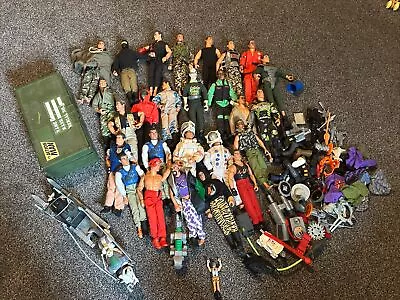Buy Huge Vintage Bundle Of Action Man And Vehicles And Accessories • 29.99£