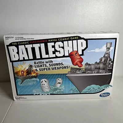 Buy BATTLESHIP The Classic Electronic Naval Combat Game- Fast Ship- Missing 2 Ships • 16.06£