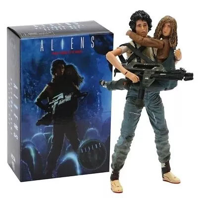 Buy NECA Aliens 30th Anniversary Rescuing Newt Deluxe Set  7  Action Figure PVC Toys • 52.78£