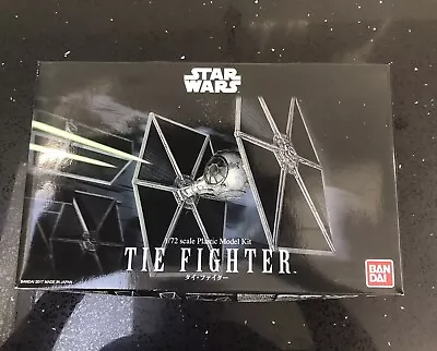 Buy Bandai Star Wars TIE Fighter Model Kit 01201 Scale 1:72 • 45£