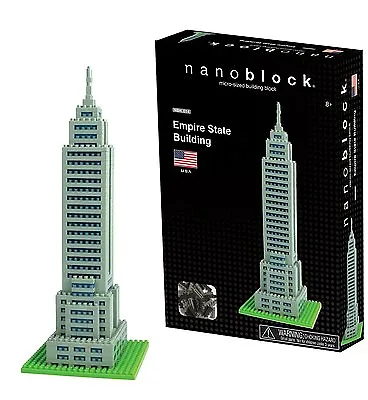 Buy Nanoblock Empire State Building Kit 720 Pcs NBM-004 • 31.64£