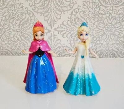 Buy Disney Princess Anna Elsa Frozen Glitter MagiClip Magic Clip Polly Pocket Dolls • 14.99£