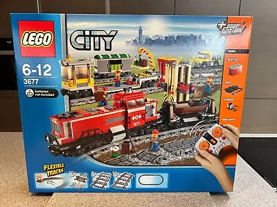 Buy 🔥  LEGO 3677 - CITY - Red Cargo Train (2011) - VERY RARE - BNISB 🔥 • 299.95£