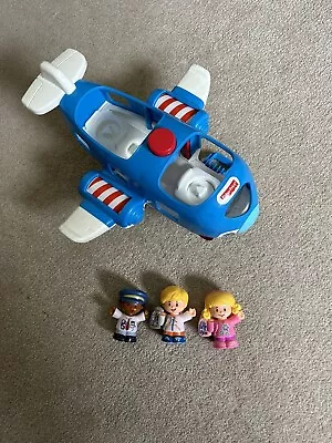 Buy Fisher-Price Little People Toy Musical Aeroplane & Pilot And Others !!! • 14£