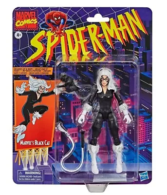 Buy Marvel Legends Spider-Man Retro Wave - Black Cat Action Figure • 49.99£