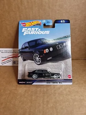Buy Fast And Furious Premium HNW46 979D 1991 BMW M5 Black - Hot Wheels  1:64 2023 • 10.99£