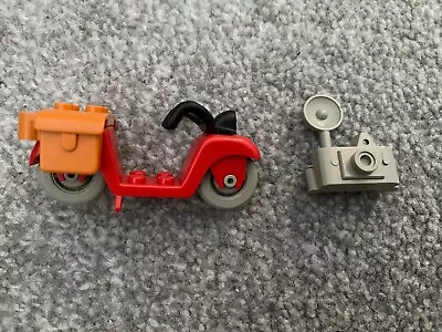 Buy Lego Vintage Fabuland Motorbike/Scooter, Saddle & Camera • 9.99£