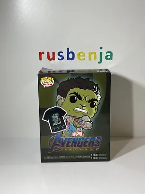 Buy Funko Pop! Marvel Avengers Engame Pop And Large T-Shirt Hulk • 18.99£