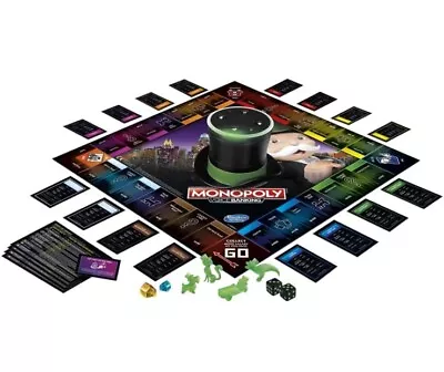 Buy Hasbro Gaming Monopoly Voice Banking Electronic Family Fun Board Game 2-4 Player • 14.99£