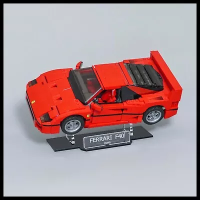 Buy Ferrari F40 Acrylic Display Stand For LEGO Model 10248 • 14.99£