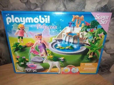 Buy BRAND NEW Playmobil 4008 Princess Unicorn Fountain SUPER SET • 19.99£