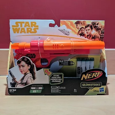 Buy Disney Hasbro Nerf Star Wars Solo Emilia Clarke Qi'ra Glowstrike Blaster Rare • 64.99£