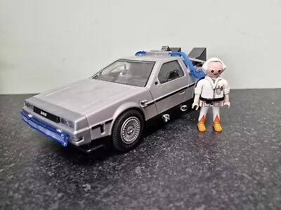 Buy Playmobil Back To The Future DeLorean Car With Lights And Doc Brown Figure  • 16.99£