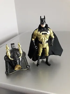 Buy Rare BATMAN TEC-SHIELD Figure With Flight Pack Pop Out Wings Kenner 1990 • 18.95£