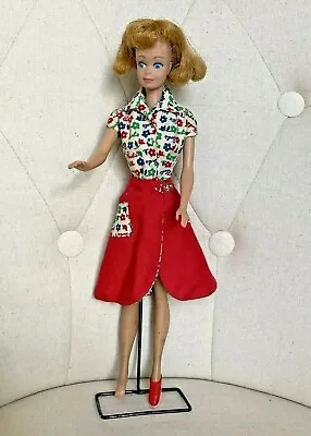Buy Vintage 1965 Barbie Doll Day At The Fair Outfit Red Hair Freckles Flaws Stand  • 85.50£