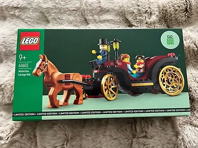 Buy BNWT LEGO 40603 VIP Ltd Edition WINTERTIME CARRIAGE RIDE Age 9+ NEW SEALED • 19.50£