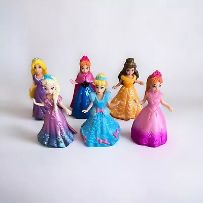 Buy Disney Princess Magiclip Magic Clip Dolls Bundle Figures X6 Anna Belle Elsa • 11.99£