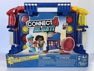 Buy Connect 4 Blast Nerf Hasbro Game 2 Player 2 Blasters 8 Darts 40 Discs New • 22.71£