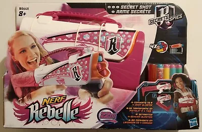 Buy Nerf Rebelle Secret Shot Pink Purse / Bag / Briefcase Folding Blaster • 74.99£