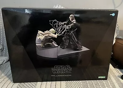 Buy Authentic Kotobukiya Yoda VS Emperor Palpatine 1/7 Scale Figures Boxed ARTFX+  • 72.50£
