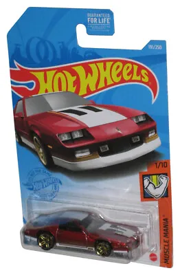 Buy Hot Wheels Muscle Mania 1/10 (2020) Red '85 Chevrolet Camaro Iroc-Z Car 191/250 • 13.93£