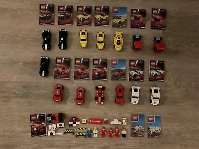 Buy 14 X LEGO Ferrari Cars Pull Back & Go + 6 Mini Figures. 2011 Shell V-Power Set • 20£