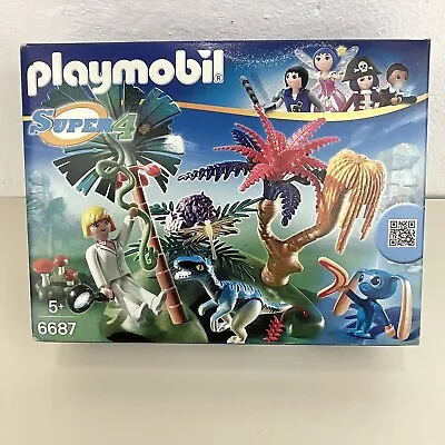 Buy Playmobil 6687 Super 4 Lost Island Alien Raptor Set • 9.95£