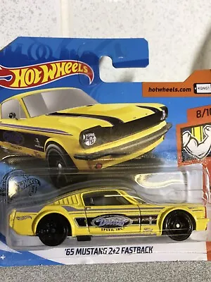 Buy Ford 65 Mustang 2+2 Fastback Hot Wheels(retro Yellow) • 4.49£