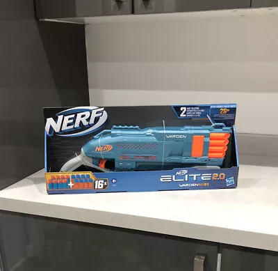 Buy Nerf Elite 2.0 Warden DB-8 Pump Action Blaster & 16 Darts Toy Gun • 19.99£