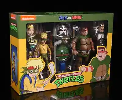 Buy Set NECA 2 Figurines Zach And Smash Collection NECA Teenage Mutant Ninja Turtles • 142.69£