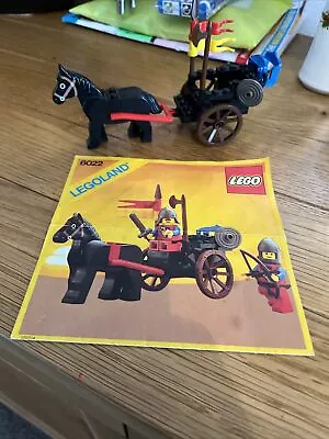 Buy Vintage Lego Castle Set 6022 Horse Cart No Minifigs With Instructions Old • 12.50£