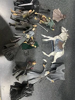 Buy Lord Of The Rings Action Figures With Horse Toybiz Lot/bundle (damage) • 25£