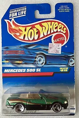 Buy HotWheels Cars (1998) Mercedes-Benz 500SL #815 • 3.95£
