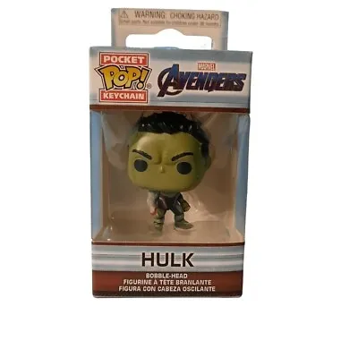 Buy Hulk Marvel Avengers: Funko Pocket Pop! Keychains NEW • 5.99£