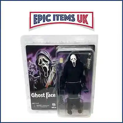 Buy Scream Ghost Face 8” Clothed Action Figure - NECA - NEW IN STOCK • 34.99£