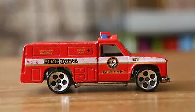 Buy Hot Wheels 1/64 - Rescue Ranger (2537) - Fire Dept. Truck - 1997 • 11.65£