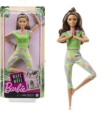 Buy 2020 Barbie Snodata Gxf05 Made To Move Chestnut Mattel • 21.07£