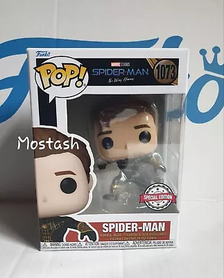 Buy Spider-Man No Way Home #1073 Unmasked Leaping Exclusive Funko Pop • 14.99£
