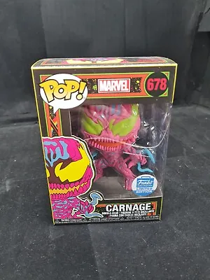 Buy #678 Carnage (Blacklight) - Marvel Funko POP Hard Case Protector AUTHENTIC • 79.01£
