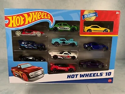 Buy Hot Wheels 10-Car Gift Pack Of 1:64 Scale Vehicles​ (As Pictured) #26 New Sealed • 14.95£