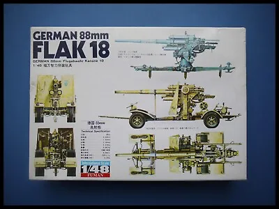 Buy Bandai / Fuman WWII German 88mm Flak 18 1:48 Model Kit • 43.95£