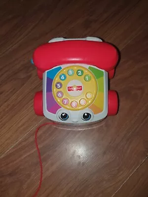 Buy Fisher-Price Chatter Telephone, Infant And Toddler Pull Along Toy Phone • 3£