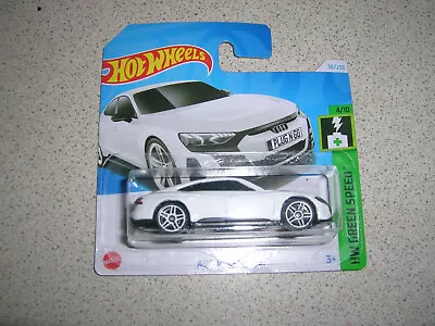 Buy Hot Wheels Green Speed Audi Rs E - Tron Gt In White Short Card • 6.29£