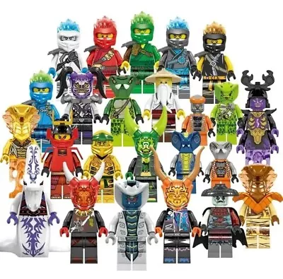 Buy Set Of 24 Pcs Ninjago Mini Figures Lloyd Kai Jay Nya Master Building Blocks Toys • 19.99£