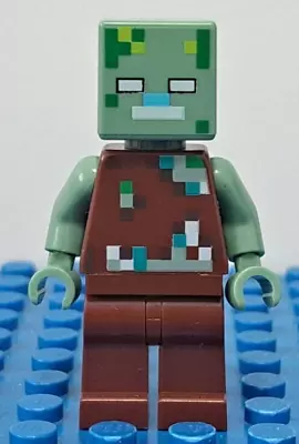 Buy Lego Minifigure Minecraft - Drowned Zombie (min088) - 21164 02 • 1.29£