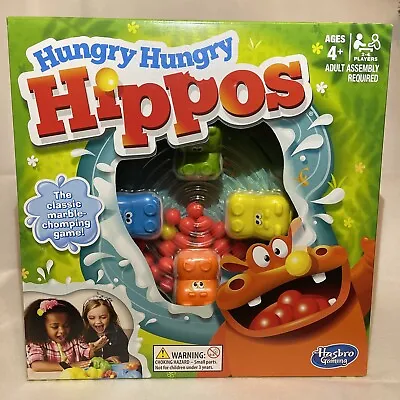Buy Hasbro Gaming Hungry Hungry Hippos Game Family Fun Game Brand New • 12.99£