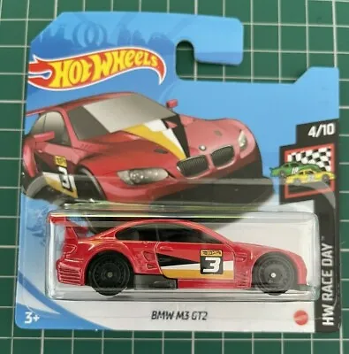 Buy Hot Wheels BMW M3 GT2 Red HW Race Day Number 57 New And Unopened • 17.99£