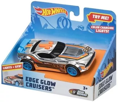 Buy Hot Wheels Edge Glow Cruisers Fast Fish Light & Sound Car 12,5X5,5CM. • 15.99£